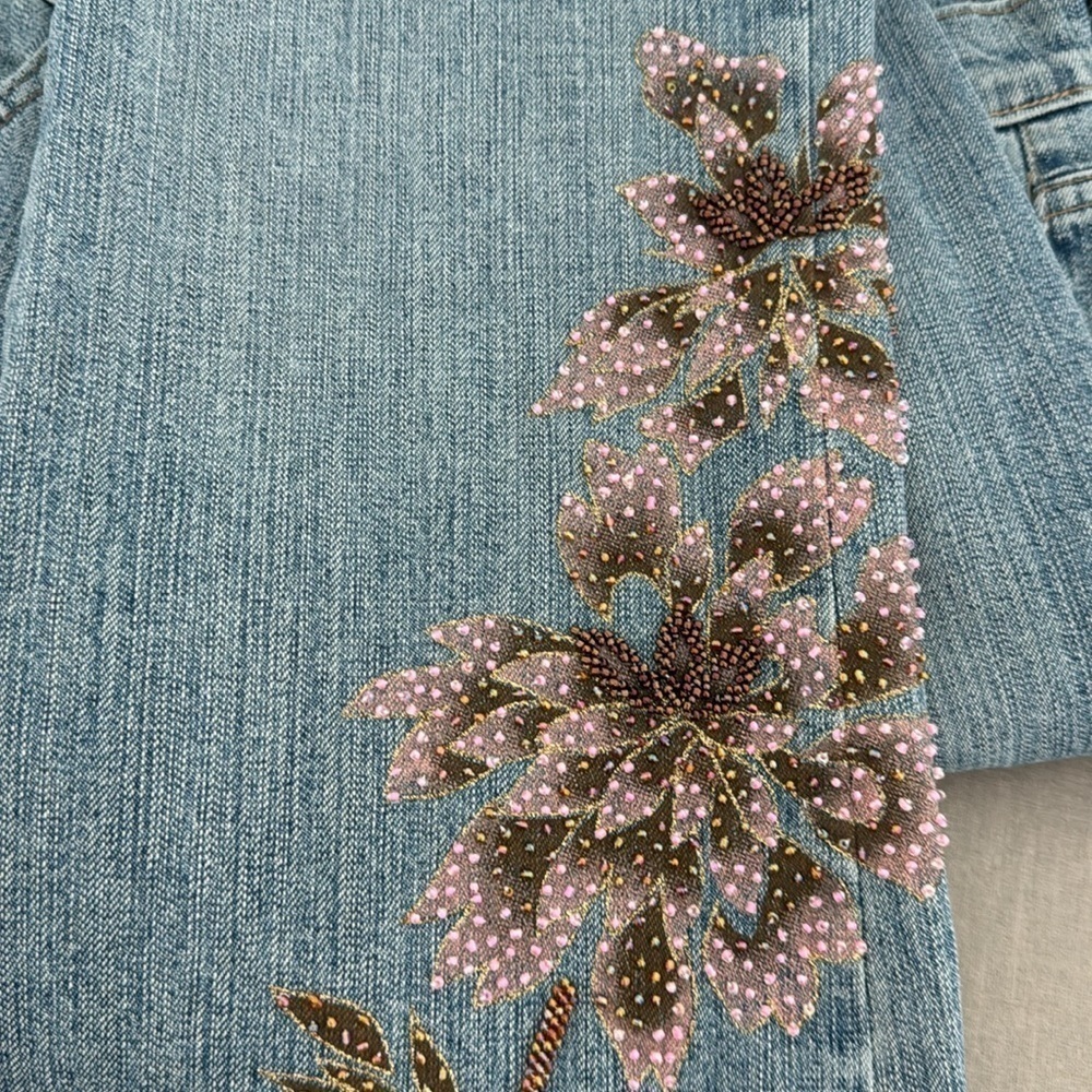 Womens boot cut jeans | trendy straight leg denim - Picture 7 of 8